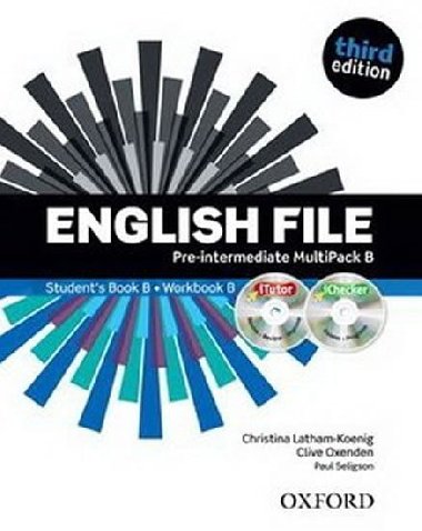 English File Third Edition Pre-intermediate Multipack B (without CD-ROM) - Latham-Koenig Christina; Oxenden Clive