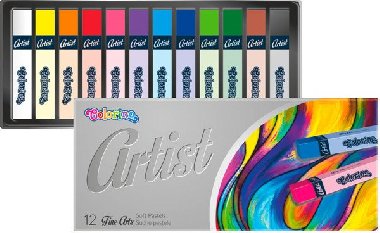 Artist - suché pastely 12 barev - neuveden