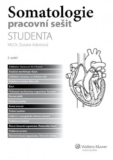 Somatologie - pracovní sešit studenta, 2. vydání - Zuzana Adamová