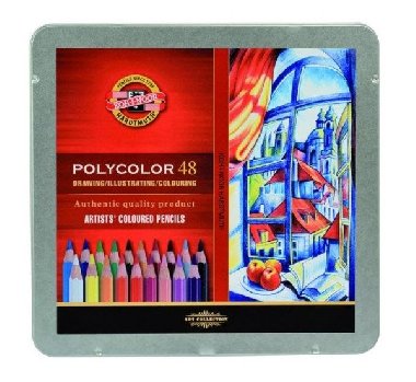 Koh-i-noor souprava uměleckých pastelek 48 ks Polycolor - neuveden