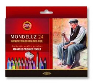 Koh-i-noor souprava akvarelových pastelek 24 ks Mondeluz art - neuveden