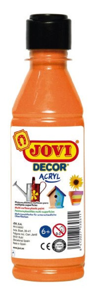 JOVI DECOR - akrylová barva 250ml oranžová - neuveden