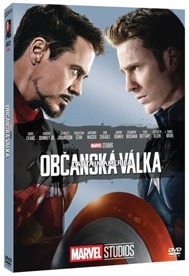Captain America: Občanská válka DVD - Edice Marvel 10 let - neuveden