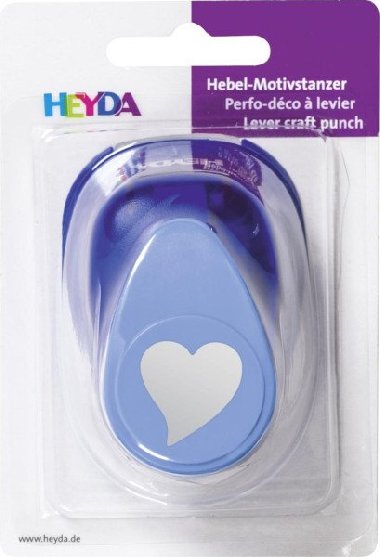HEYDA ozdobná děrovačka velikost L - srdce 2,5 cm - neuveden