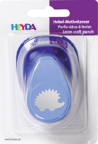 HEYDA ozdobná děrovačka velikost L - ježek 2,5 cm - neuveden