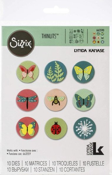 SIZZIX Thinlits vyřezávací kovové šablony - drobná zvířata - neuveden