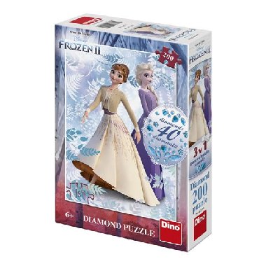 Ledové království II - puzzle diamond 200 dílků - neuveden