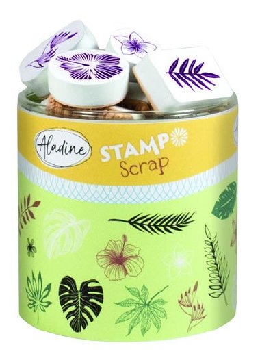 Razítka StampoScrap - tropické listy - neuveden
