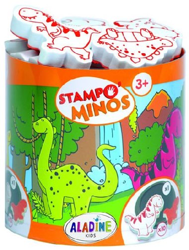 Razítka s příběhem StampoMinos - Dinosauři - neuveden