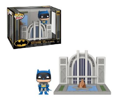 Funko POP DC Towns: Batman 80th - Hall of Justice w/Batman - neuveden