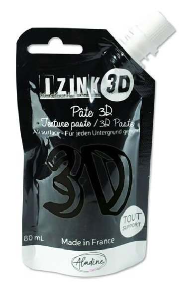 IZINK 3D reliéfní pasta 80 ml/caviar, černá - neuveden