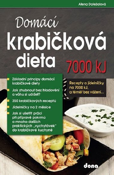 Domácí krabičková dieta 7000 kJ, a téměř bez vážení - Alena Doležalová