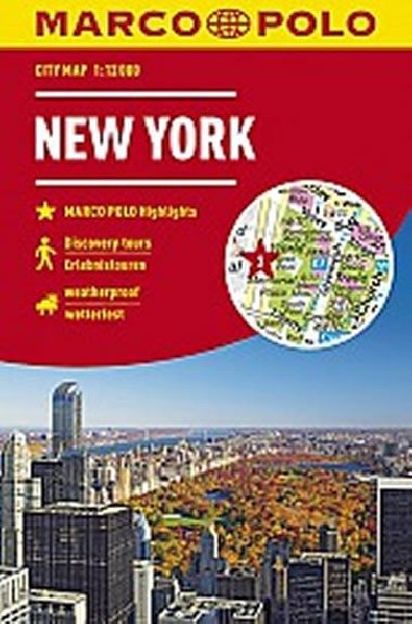 New York - plán města 1:12 000 Marco Polo - Marco Polo