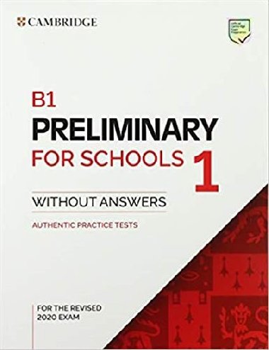 B1 Preliminary for Schools 1 for revised exam from 2020 Student´s Book without answers - neuveden