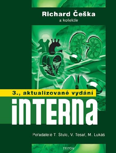 Interna - 3., aktualizované vydání - Richard Češka