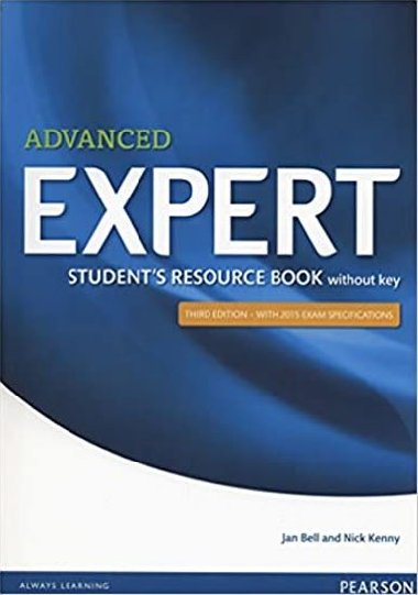 Expert Advanced 3rd Edition Student´s Resource Book without key - Bell Jan