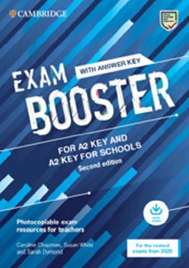 Exam Booster for A2 Key and A2 Key for Schools with Answer Key with Audio for the Revised 2020 Exams - Chapman Caroline, White Susan