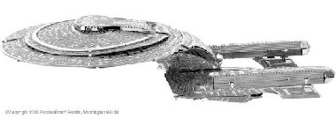 Metal Earth 3D puzzle: Star Trek USS Enterprise NCC-1701-D - neuveden