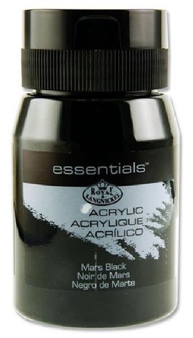 Royal & Langnickel Akrylová barva 500ml MARS BLACK - neuveden