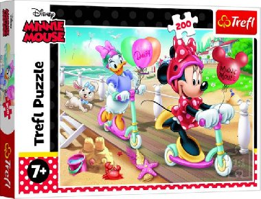 Puzzle Minnie Mouse: Na pláži/200 dílků - neuveden