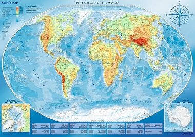Puzzle Velká mapa světa/4000 dílků - neuveden