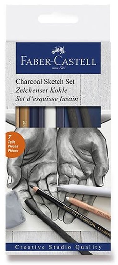 Faber - Castell Pitt pastel Charcoal sketch 7 ks - neuveden