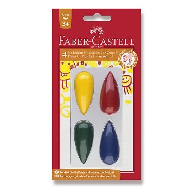Faber - Castell Plastové pastelky do dlaně 4 ks - neuveden