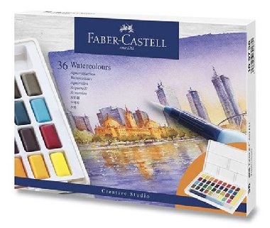 Faber - Castell Vodové barvy s paletou 36 ks - neuveden