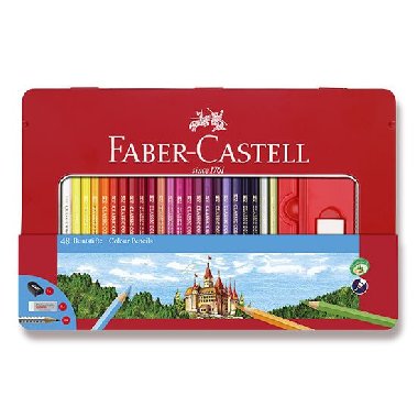 Faber - Castell Pastelky šestihranné - dárkový box 48 ks - neuveden