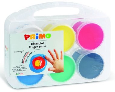 PRIMO Prstové barvy 6 x 100 ml - neuveden