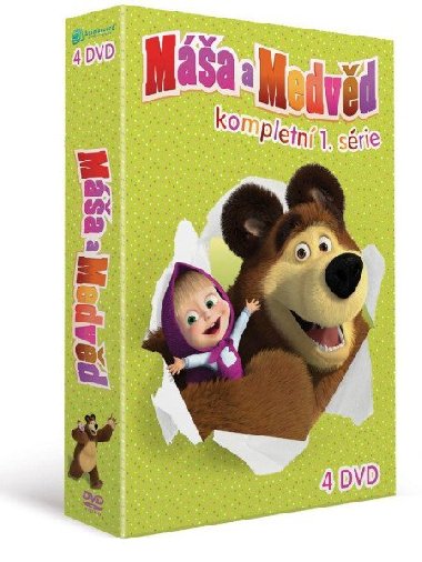 Máša a medvěd 1-4, kolekce 4 DVD - neuveden