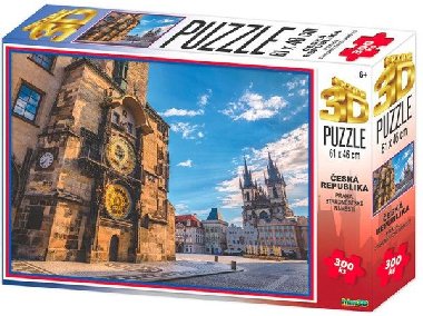 3D PUZZLE Praha Staroměstské náměstí 300 dílků