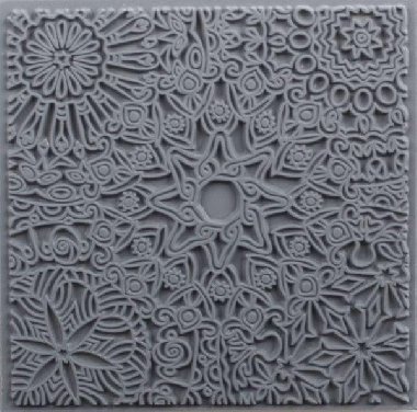 CERNIT polymerová textura - mandala 90 x 90mm - neuveden