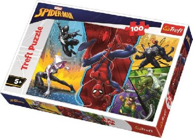 Puzzle: Spiderman 100 dílků - neuveden