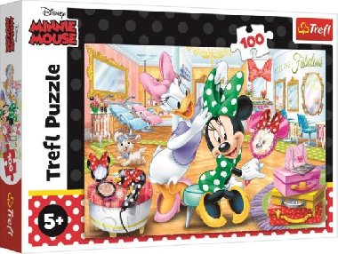 Puzzle: Myška Minnie a Daisy 100 dílků - neuveden