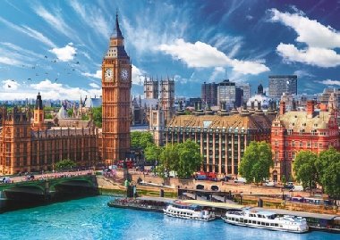 Puzzle: Slunečný den v Londýně 500 dílků - neuveden
