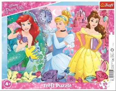 Puzzle: Kouzelné princezny 25 dílků - neuveden