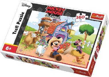 Puzzle: Farmář Mickey Mouse 160 dílků - neuveden
