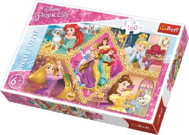 Puzzle: Disney princezny a jejich dobrodružství 160 dílků - neuveden