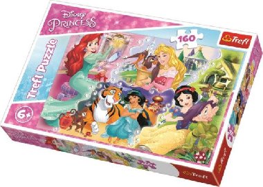 Puzzle: Disney princezny 160 dílků - neuveden