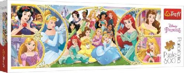 Panoramatické Puzzle: Zpět do světa princezen 500 dílků - neuveden