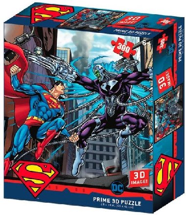 3D Puzzle - Superman vs Electro / 300 dílků - neuveden