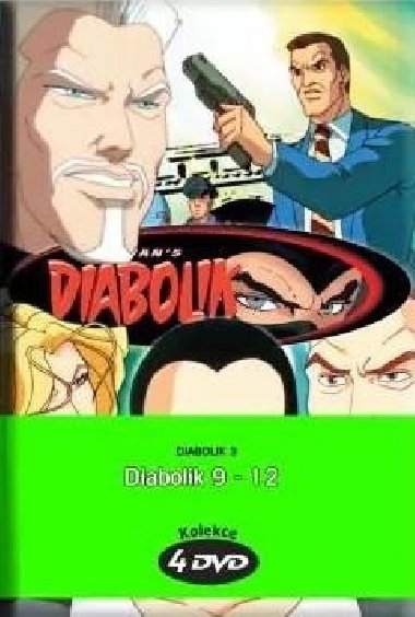 Diabolik 03 - 4 DVD pack - neuveden
