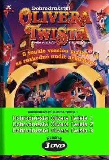 Dobrodružství Olivera Twista 01 - 3 DVD pack - neuveden
