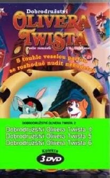 Dobrodružství Olivera Twista 02 - 3 DVD pack - neuveden
