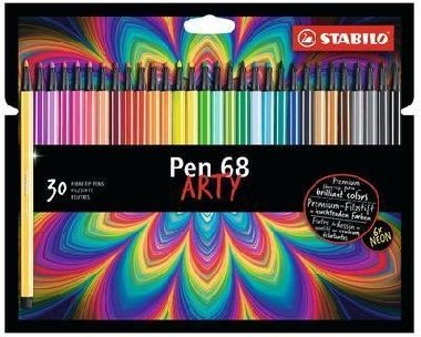 STABILO Fix Pen 68, sada 30 ks v kartonovém pouzdru "ARTY" - neuveden