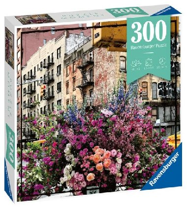 Ravensburger Puzzle - Květiny v New Yorku 300 dílků - neuveden