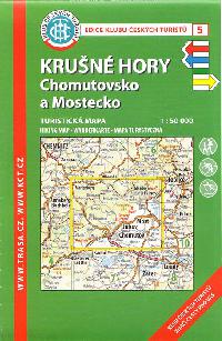 Krušné hory Chomutovsko a Mostecko - mapa KČT 1:50 000 číslo 5 - 6. vydání 2020 - Klub Českých Turistů