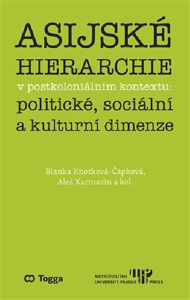 Asijské hierarchie v postkoloniálním kontextu: politické, sociální a kulturní dimenze - Aleš Karmazin,Blanka Knotková-Čapková