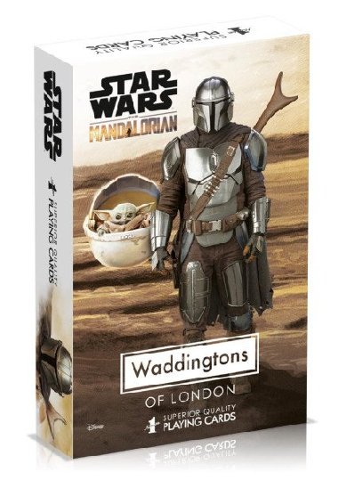 Hrací karty Waddingtons Star Wars: The Mandalorian - neuveden
